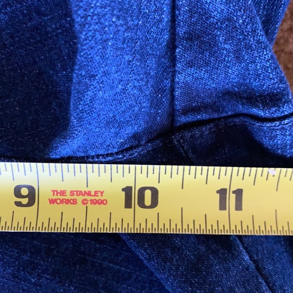 Draper’s and Damon’s Cotton & Spandex Denim Pants Suit Sparkles Beading - Picture 10 of 16